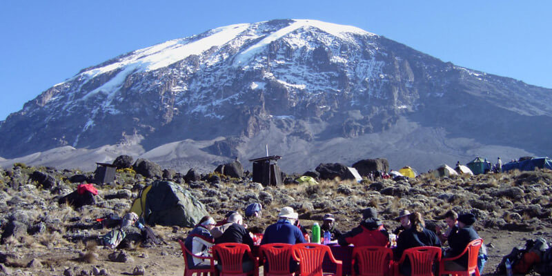 Descent from Millennium Camp to Mweka Gate